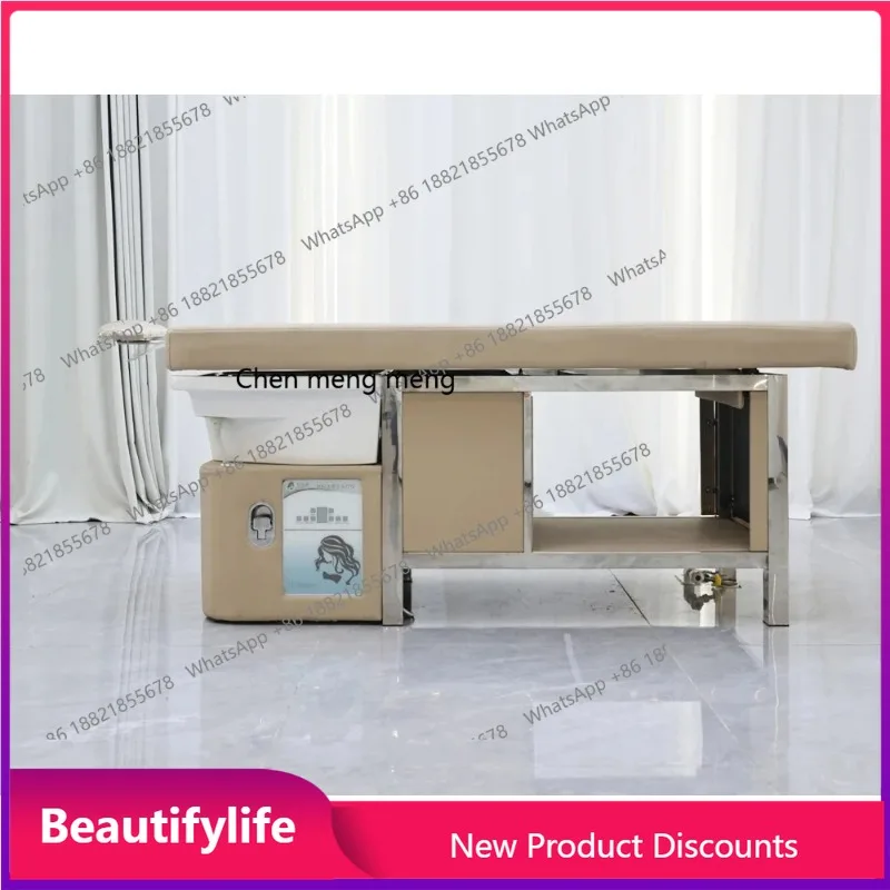 A17 Wholesale Lay Down Water Circulation Extendable Hair Washing Head Spa Bed Massage Shampoo Beds