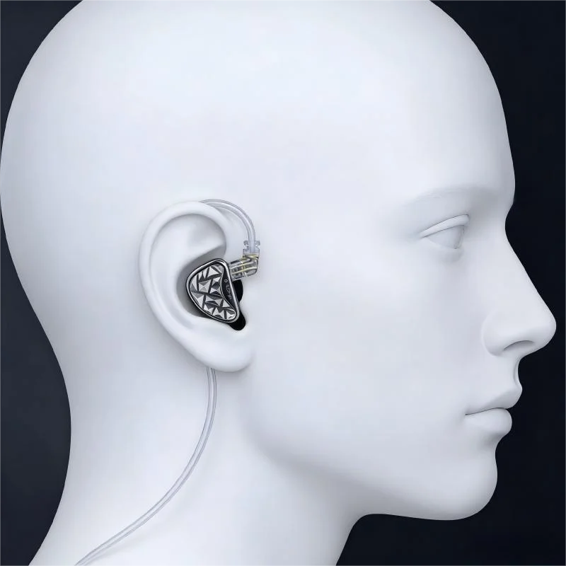 Auriculares KZ AS24 PRO con 24 unidades de armadura equilibrada mejorada, HIFI, intraaurales, con cancelación de ruido, cableados, para monitoreo de DJ.