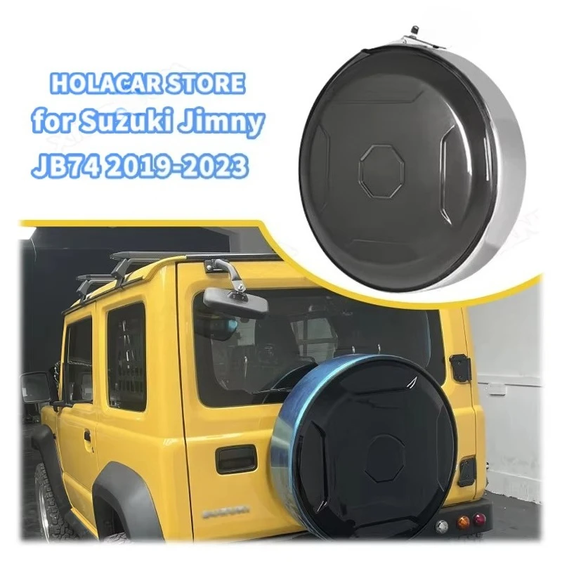 5 Door Stainless Steel Car Spare Tire Cover for Suzuki  JB74W JB64W JB74 JB64 2023 2024