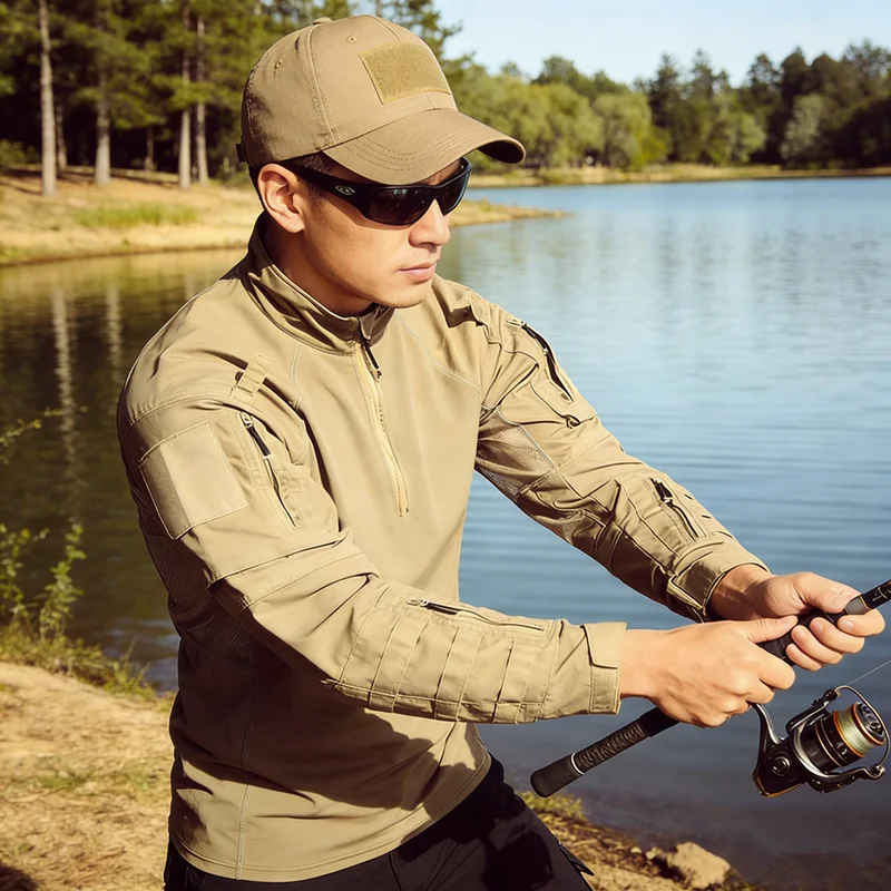 

Тактический костюм CP Camo G3 для мужчин, летний быстросохнущий тренировочный топ, куртка для охоты UF PRO Pioneer с подарками