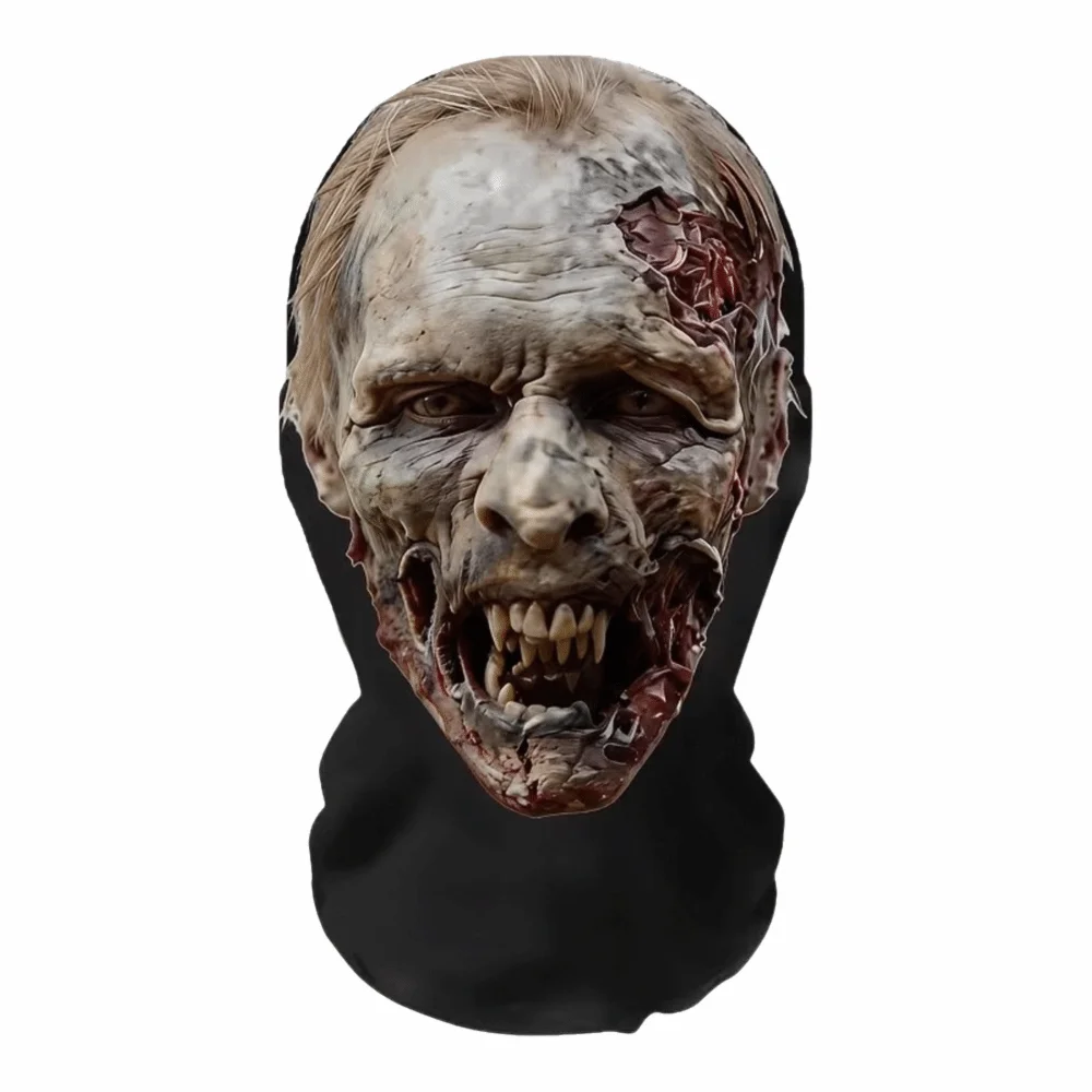 2D Flat Printed Full Face Mesh Headgear Washa...