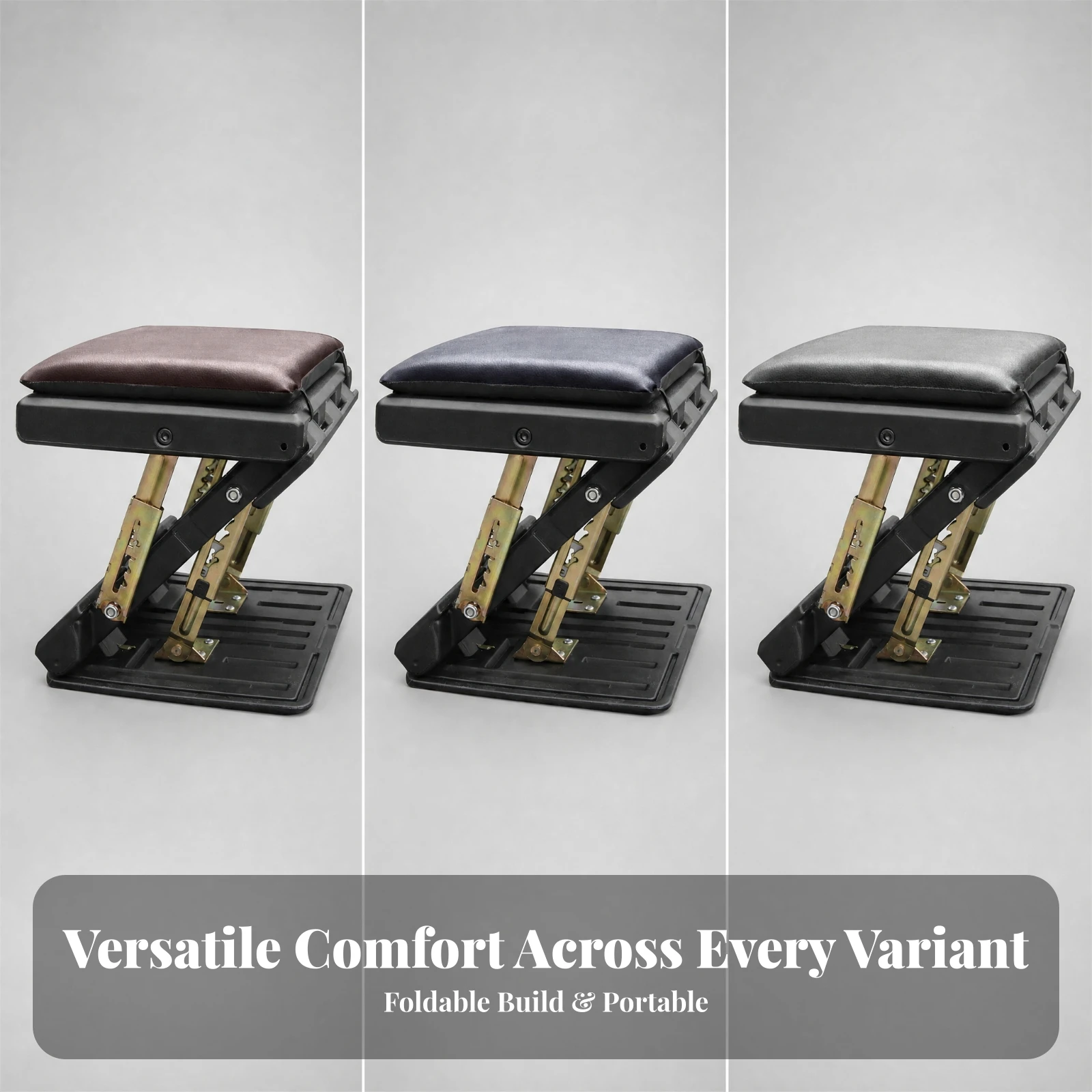 Cushion Cushioned Car Footrest with Cushion Adjustable Vehicle Footrest Compact for Rear Passengers, Road Trips