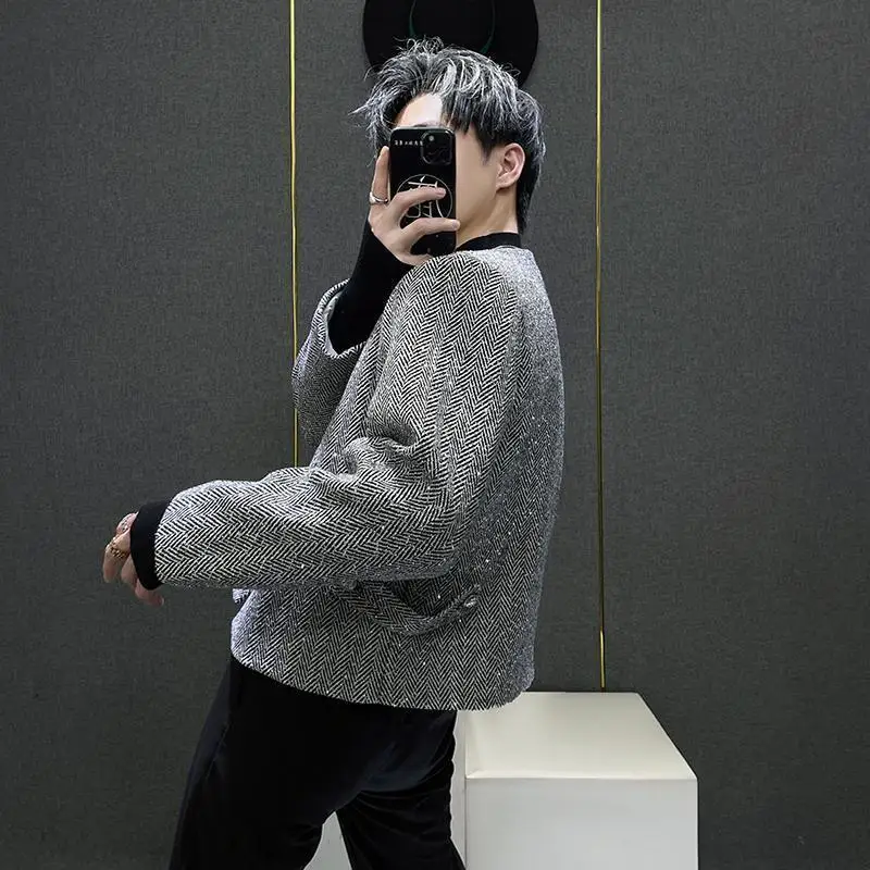 Spring Autumn New Simple Stylish Casual Jacket For Men Korean Versatile Mens Fashion Clothing Coat College