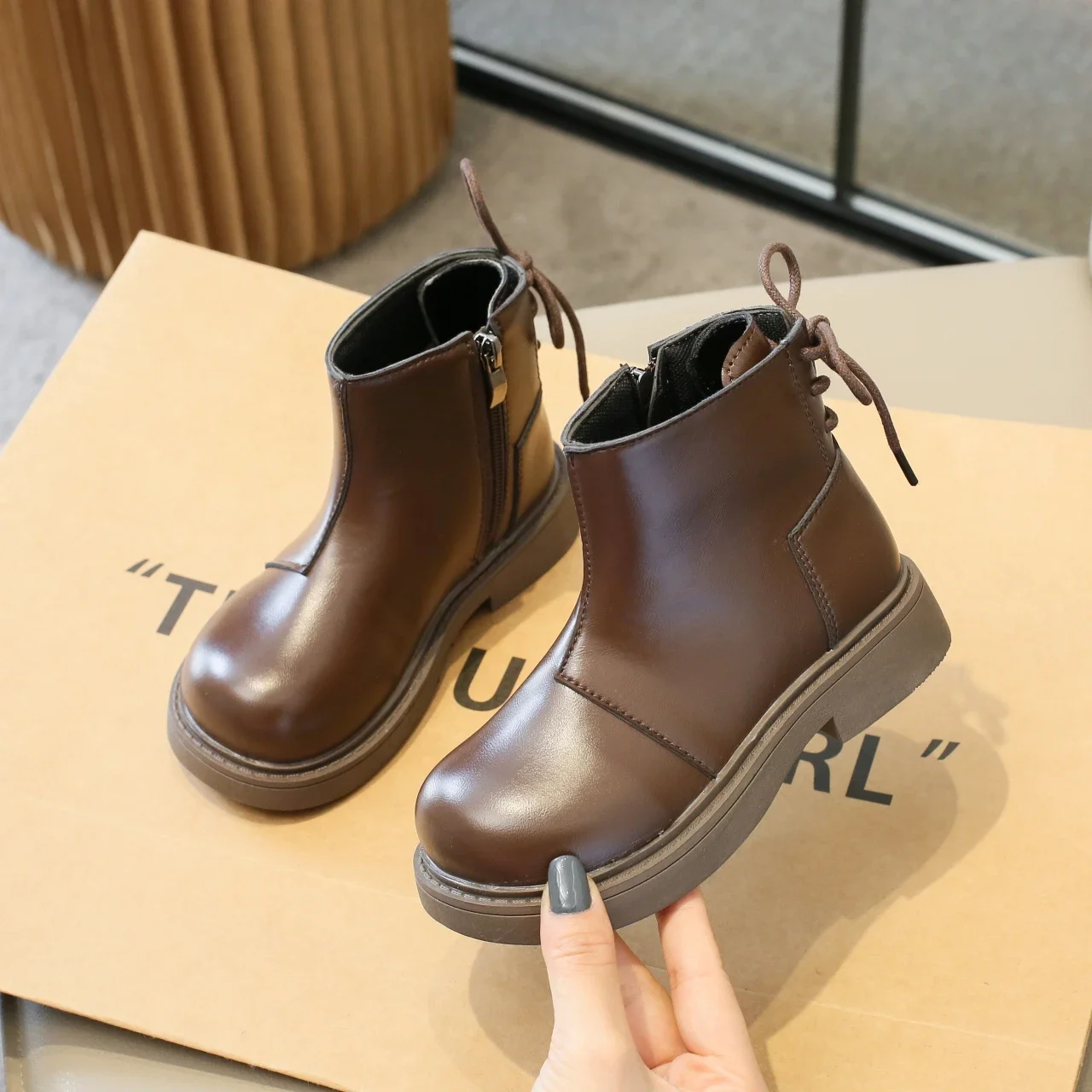 2023 Girls Boots Cool Cute Children Chelsea Boots Drop Shipping Non-slip Kids Fashion Casual Boots Breatheable Versatile Korean