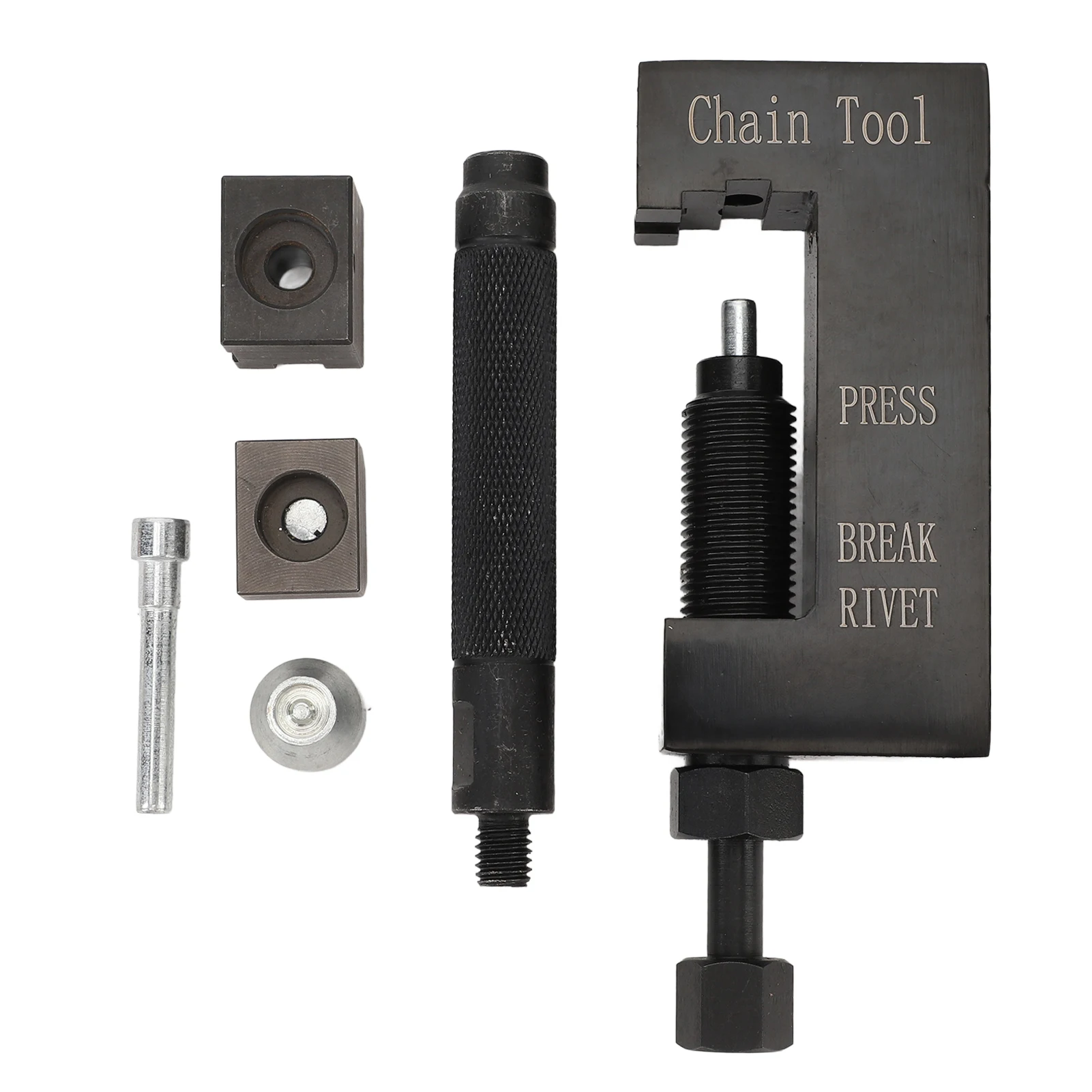 

Chain Breaker Cutter and Riveting Set Easy Storage Chain Breaker Set for Motorcycle ATV 520 525 530 Standard and O Ring Chain