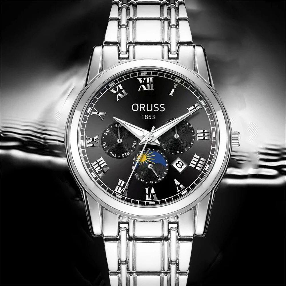 Student men's watch durable business high-grade personality fashion all the trend high-grade steel belt men's watch