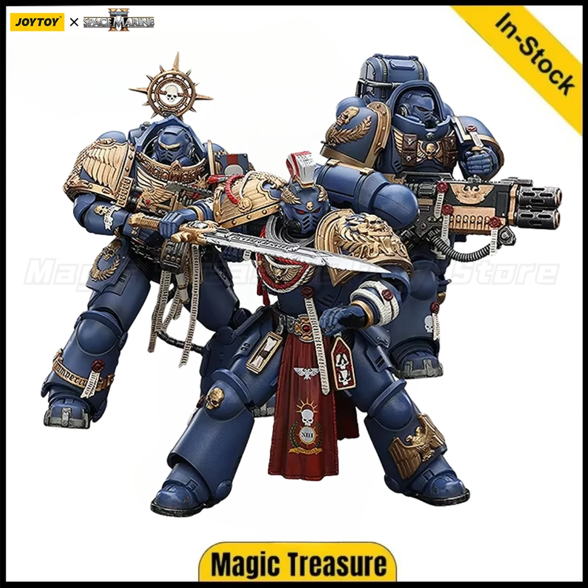 

【В наличии】JOYTOY Warhammer 40K Ultramarines Relic Primus Armor Relic Multi-Melta Heavy RelicBolt Rifle 1/18 Фигурка