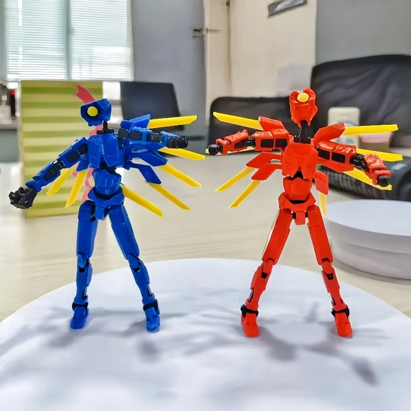 14cm ultrakill 3d impresso pvc figura de ação v1 v2 robô modelo kit com articulações móveis diy montagem coleção brinquedo meninos presente