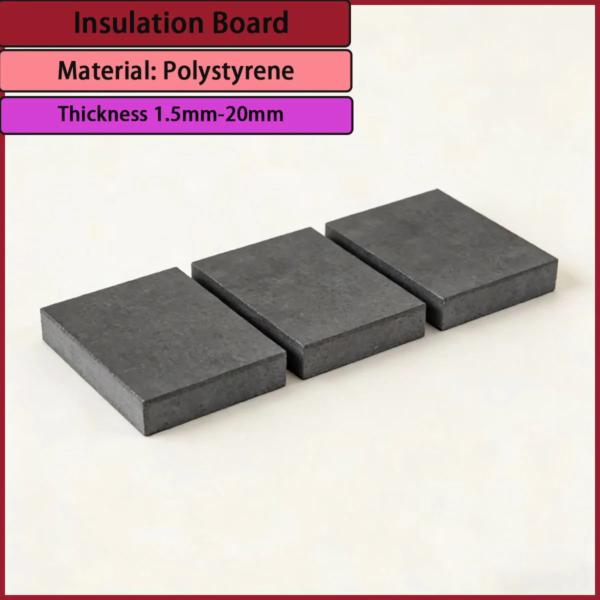 

Insulation board with a thickness of 1.5mm-20mm is used for exterior walls, roofs, indoor partitions, etc