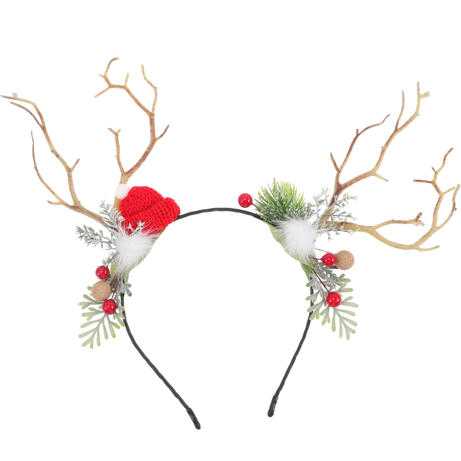 

2Pcs Antler Christmas Party Photo Props Cosplay Hair Hoops Elk Christmas Headb s For Women Horn Deer Headb s Accessories