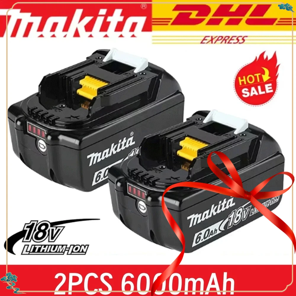 

18V 6000mAh 100% New for Makita rechargeable lithium-ion battery for drilling, spare battery, BL1860.BL1830.BL1850.BL1860B.