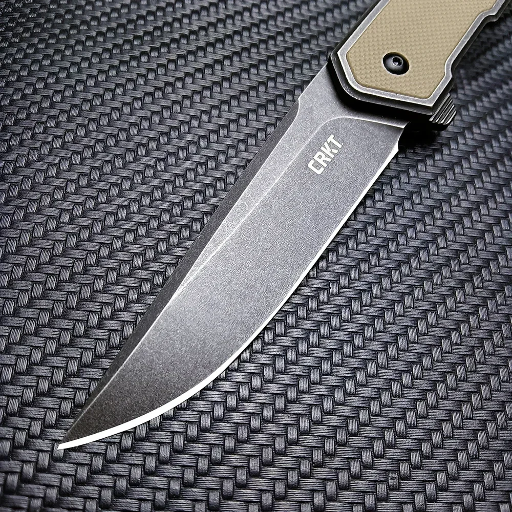CR 7091 Tactical Flipper Assisted Folding Pocket Knife EDC Hunting Knives 8Cr13Mov Blade G10 Handle Outdoor Rescue Multi Tool