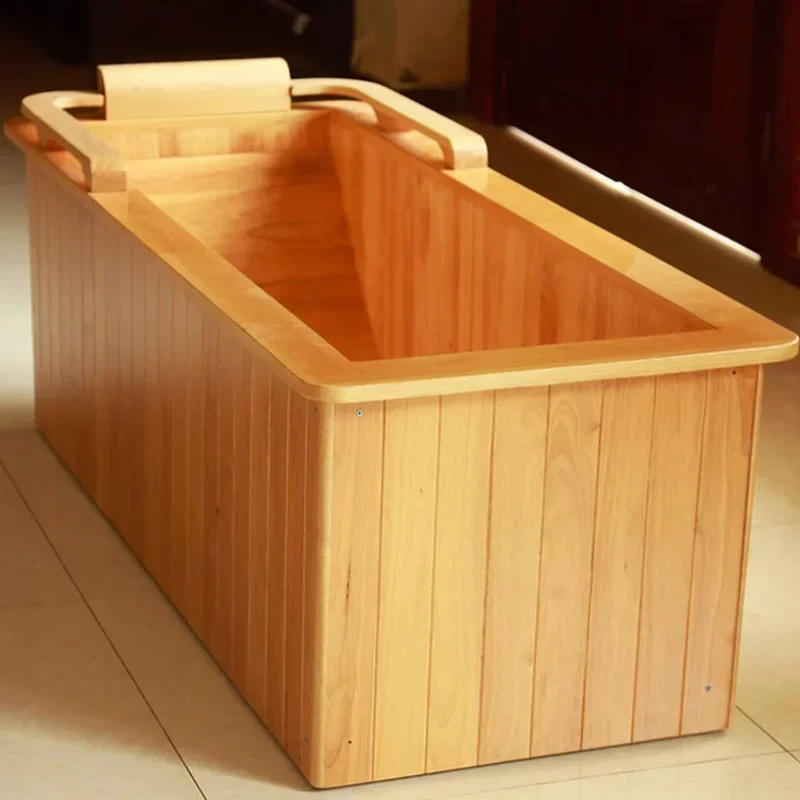 

Simple Bathtub Wooden Bathtub Wooden Bowl FeetControl Fragrance Bath Bucket Fumigation Banheira Inflavel Furniture CY50YT