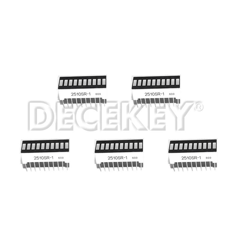 5/10PCS LED Display Bargraph Light 10 Segments Red Blue Yellow Color Battery Level Bar Graph for Arduino,DIY