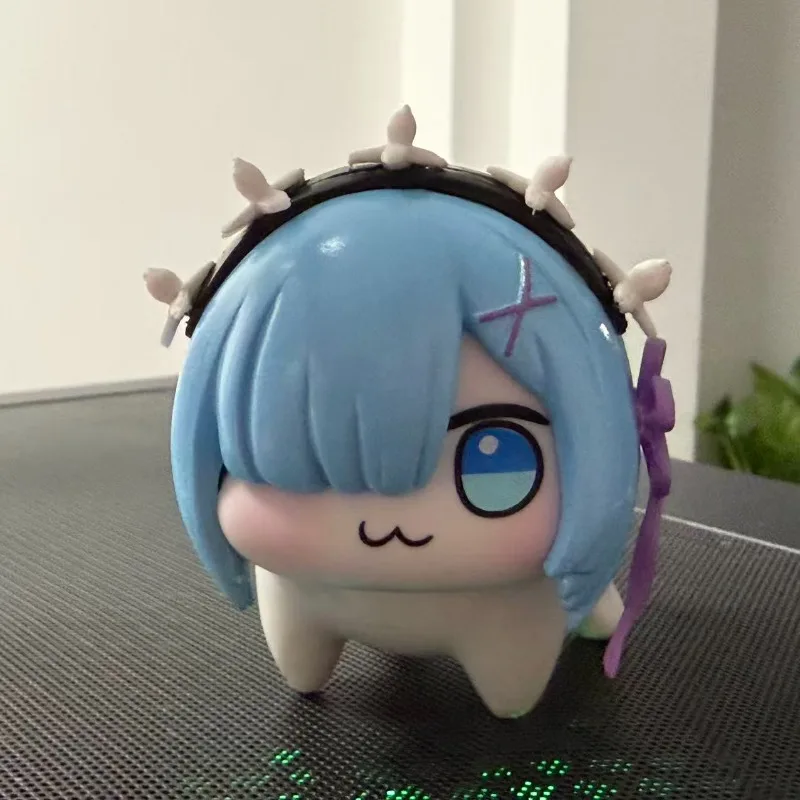 Figurines d'action Doro Rem version Q en PVC, 7 cm, décoration de bureau, jouet poupée, modèle de collection mignon de dessin animé Kawaii, cadeau