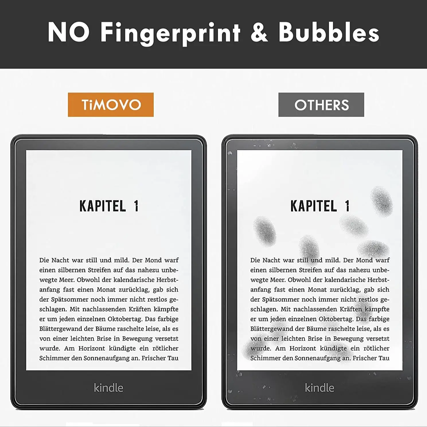 2PCS For Kindle Paperwhite 11th Generation 2021 PET Screen Protector Guard Protective Clear Film For 6.8 inch Kindle Paperwhite