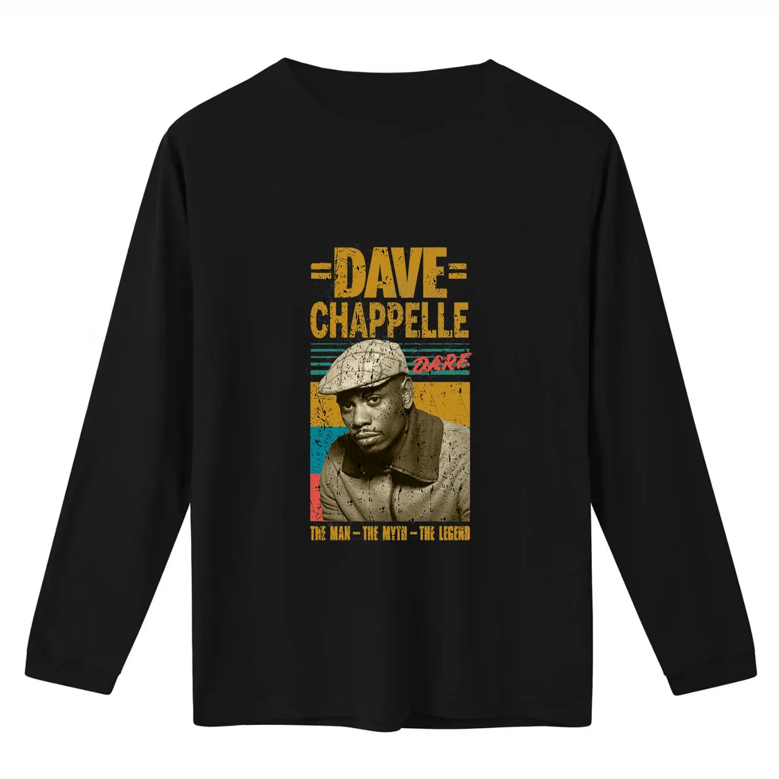 Dave Chappelle T-Shirt Summer Casual Cotton Tee Oversized Streetwear Tops Vintage Graphic Print Loose Fit Short Sleeve