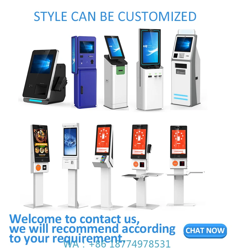 

Automated Check in Kiosk Self Payment Machine OEM ODM Auto Pay Service Parking Station Ticket Vending