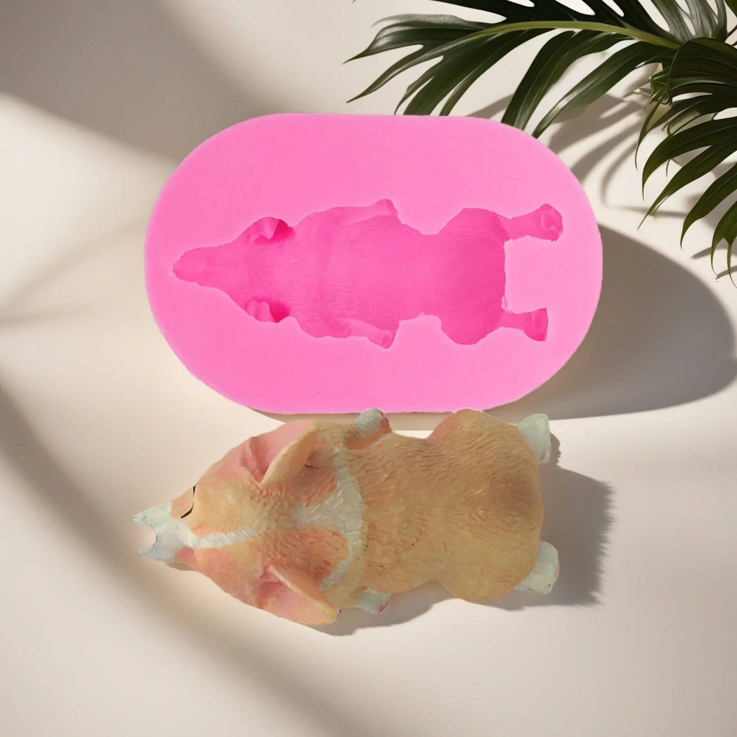 3D Dog Silicone Molds Epoxy Resin Jewelry Crafts Casting Mold Gypsum Plaster Soap Scented Candle Muold