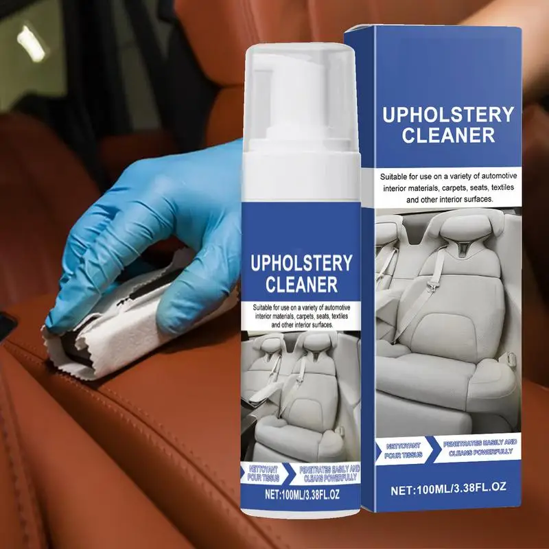 For Refer To Description Foaming Cleaning For Car Upholstery Seat Cleaner 100ml Stain Remover Multipurpose Fast Car Cleaner