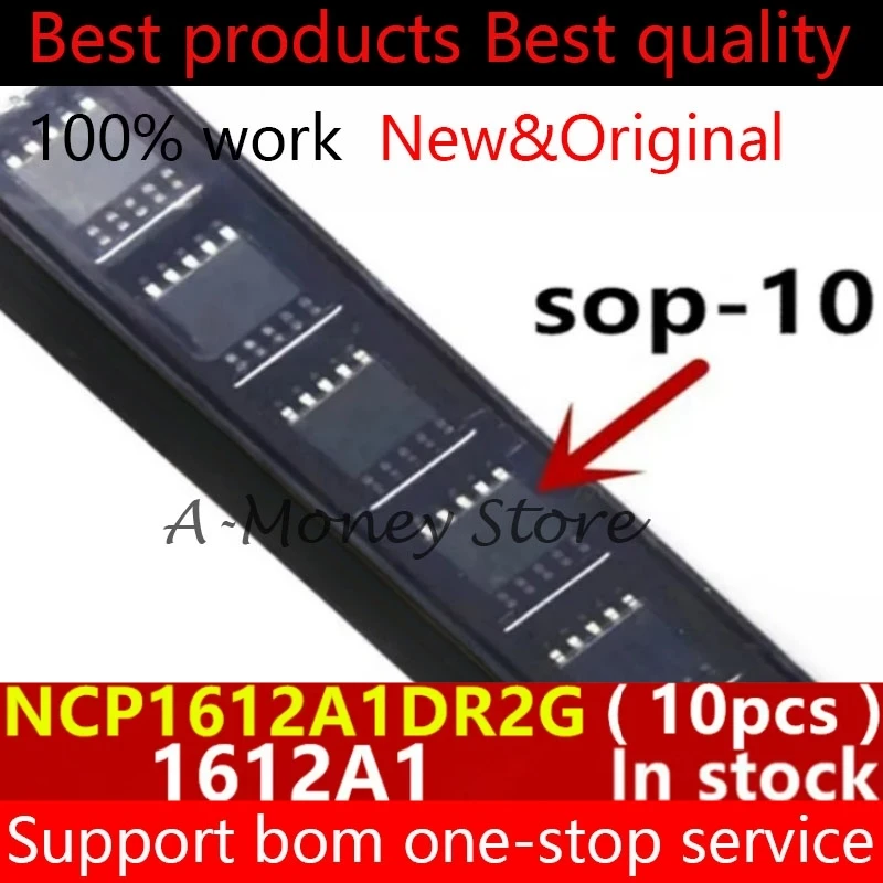 

(10pcs)NCP1612A1DR2G NCP1612 NCP1612A1 1612A1 sop-10