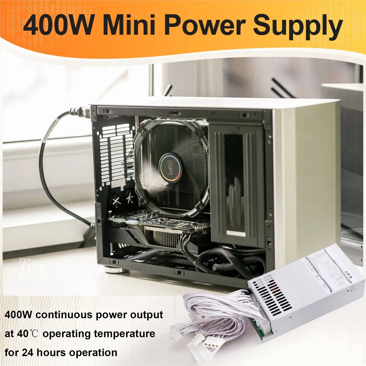 ★♠♥Y460A Hot Sale-MINI PSU Computer Power Supply for 1U 400W Small Desktop PC Cash Register Power Low-Power Equipment ITX 400w