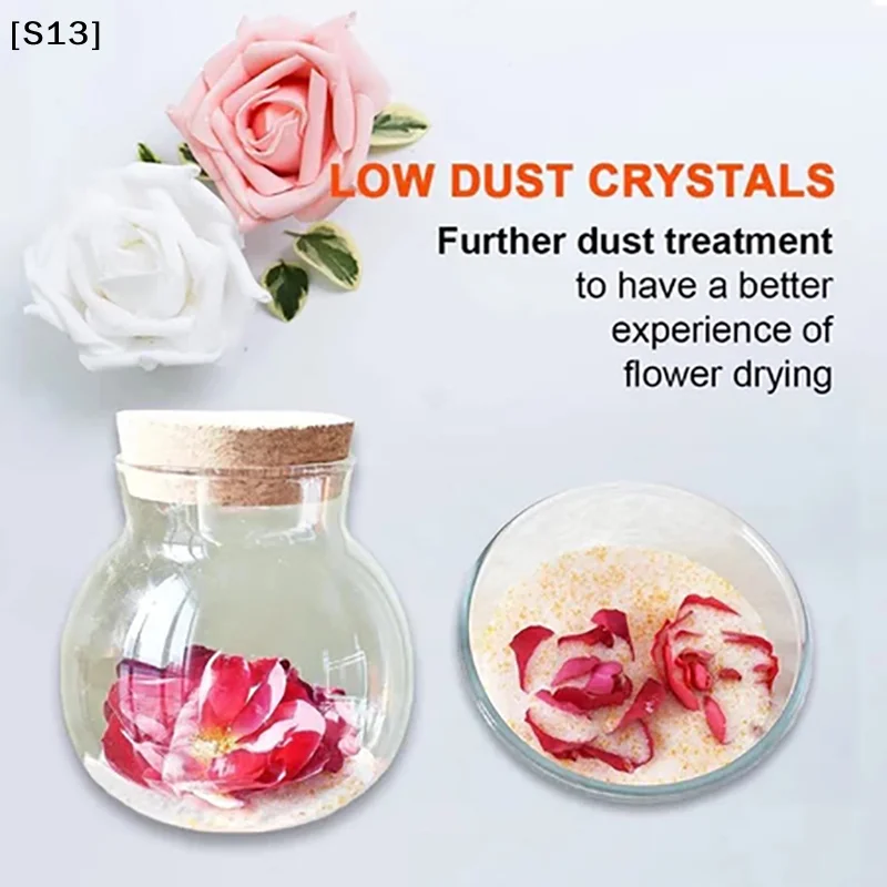 500g Flower Desiccant Non-Toxic Silica Gel Sand Reusable Silica Gel Sand Silica Sand Desiccant[Q]Q@