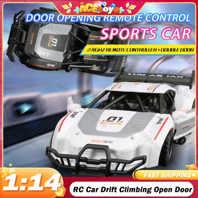 

RC Car 4CH 1/14 High-speed Buggy Climbing Remote Control Cars Sports Car Drift Car Boys Toys Gifts for Boys Open Door XMAS Gifts