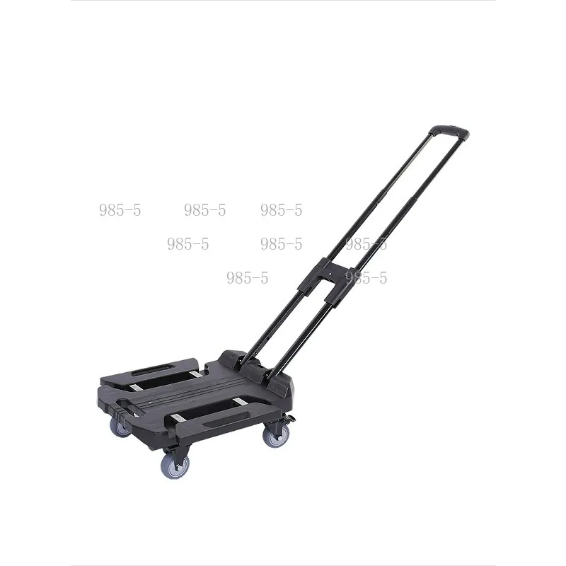 Household Folding Flat Trolley Express Luggage Pull Truck