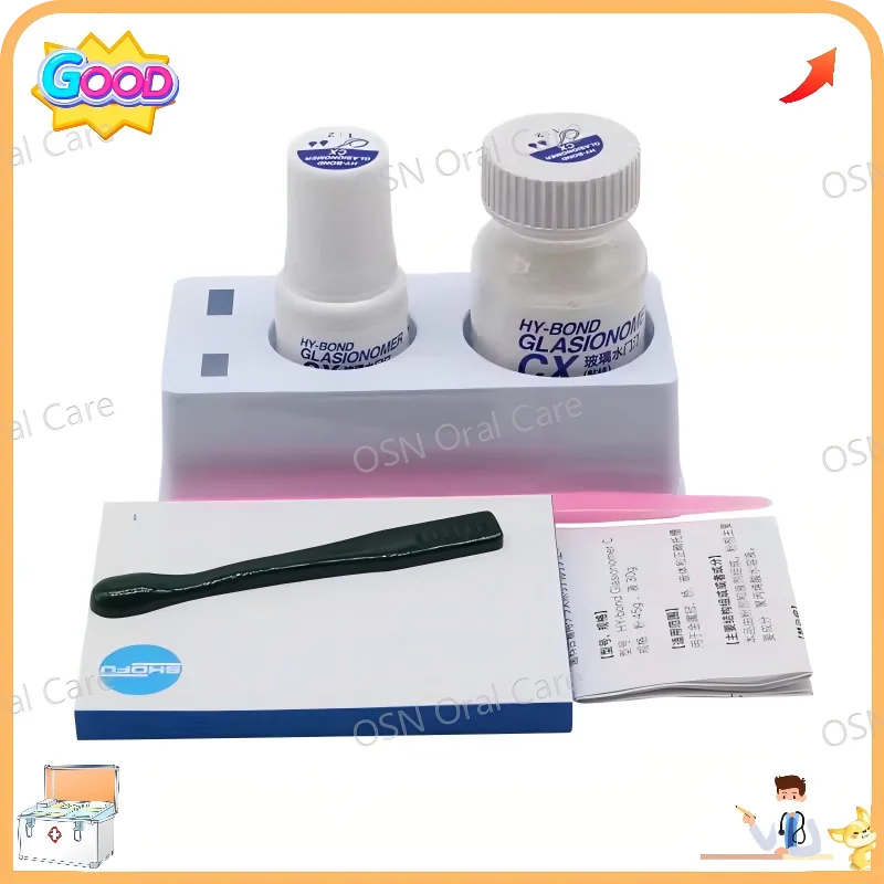 Dental SHOFU CX Material Glass Lonomer Cement Adhesive Edge Dental Materials Glass Ionomer Cement CX, Adhesive Edge Sealing Type