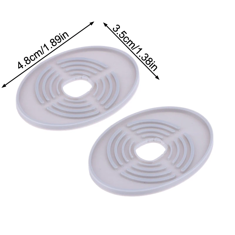 2Pcs Electric Toothbrush Charging Protective Mat Durable Drain Tray Waterproof Base Mat Electric Toothbrush Charging Accessories