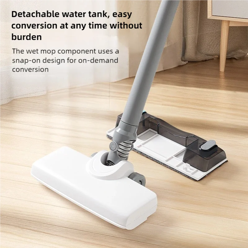 هوفر محمول لاسلكي 19000PA للتطهير والتفريغ، مع خزان مياه، هوفر عث الغبار، لتنظيف السجاد المنزلي