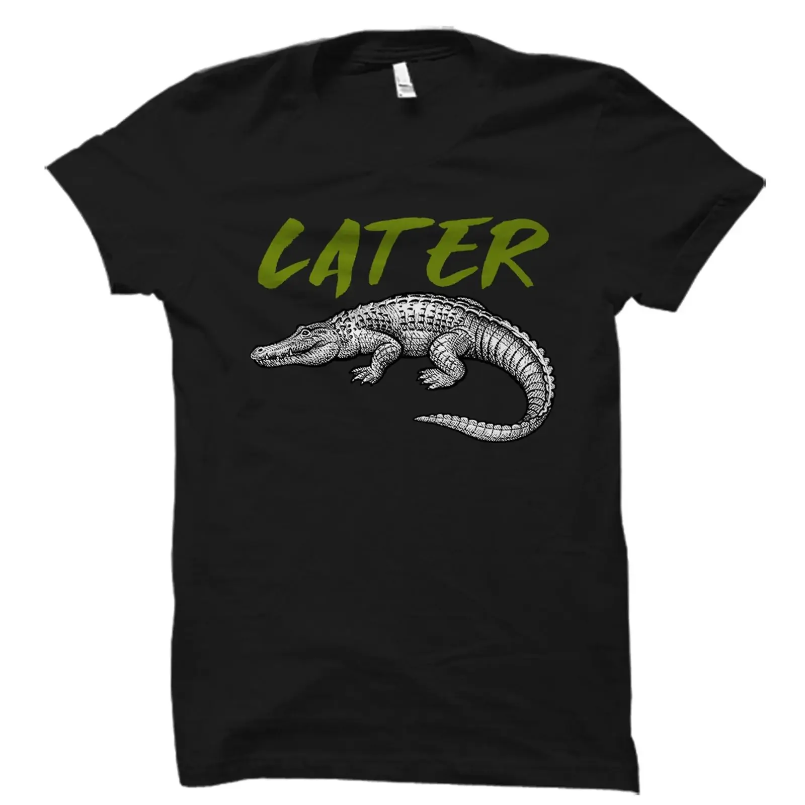 Alligator T Shirt Crocodile Zoo OS4043 vintage Washed Comfortable fashion Soft homme Stylish Top For Everyday Wear streetwear