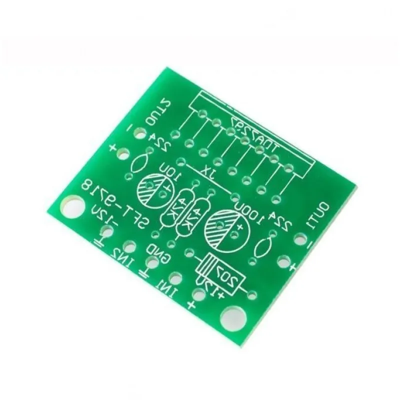 TDA7297Komponen Papan Amplifier Dc12V Post-Stage2.0Dual Channel15W+15W ElectronicDIYKit