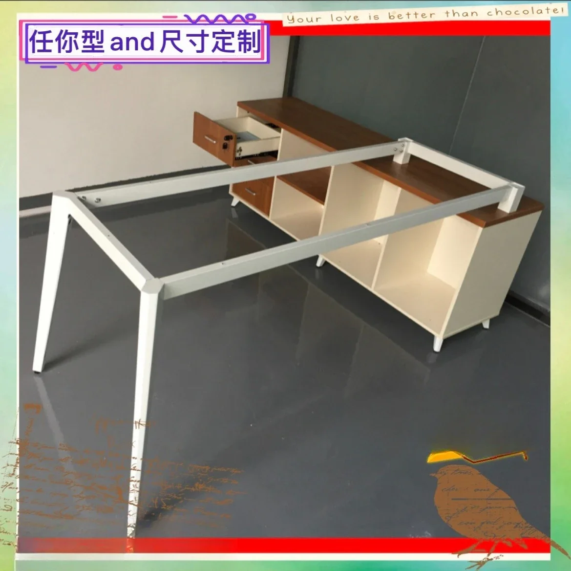 rock slab dining table legs bracket conference wrought iron computer table frame desk legs table feet book