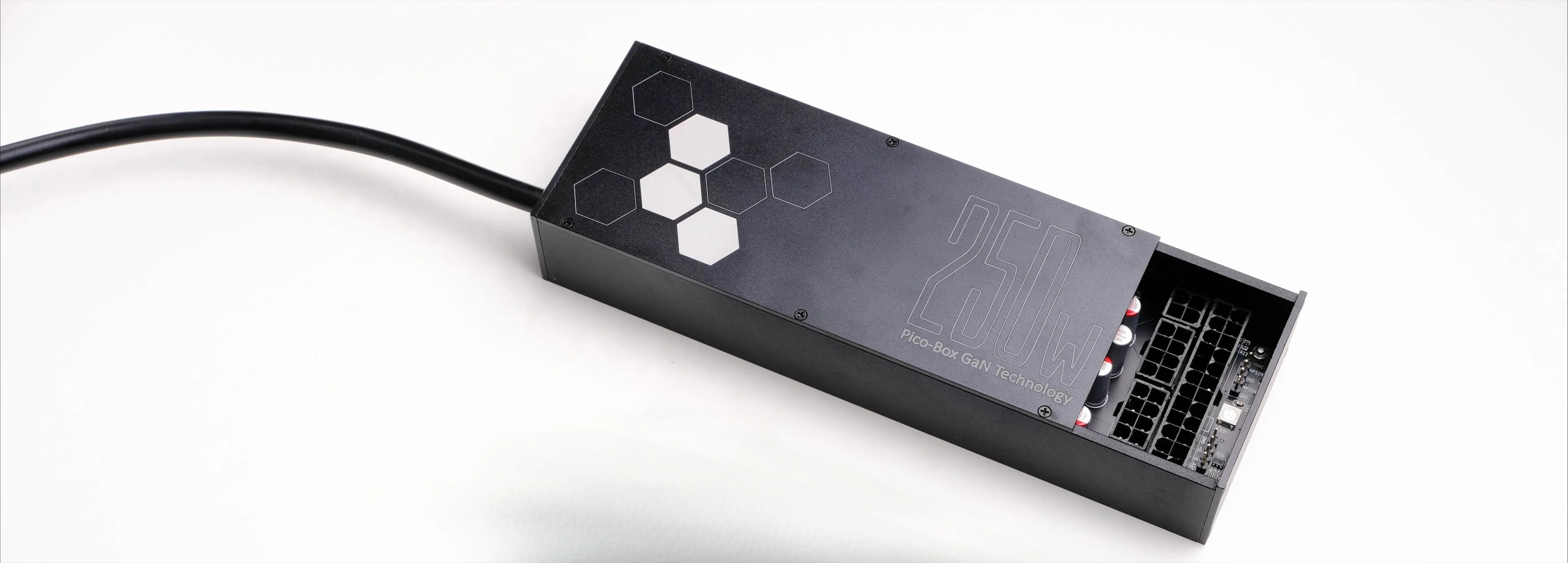 250W GaN DC-ATX Ultra-Thin AIO PSU 2x6PIN for USFF PC Chassis Robot