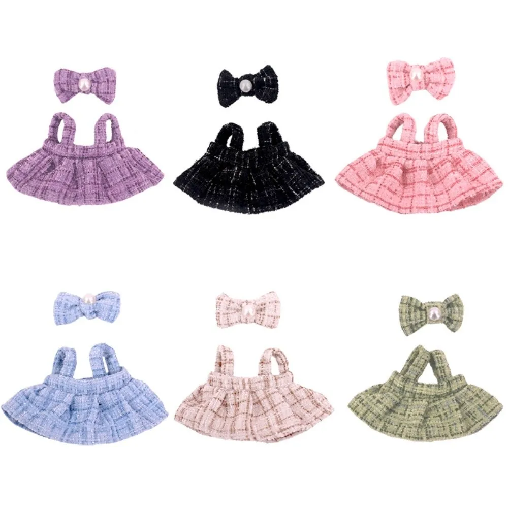 

Fashion Multi Color Doll Clothes Handmade DIY Doll Skirt Replacement Plush Toy Decoration 17CM Doll
