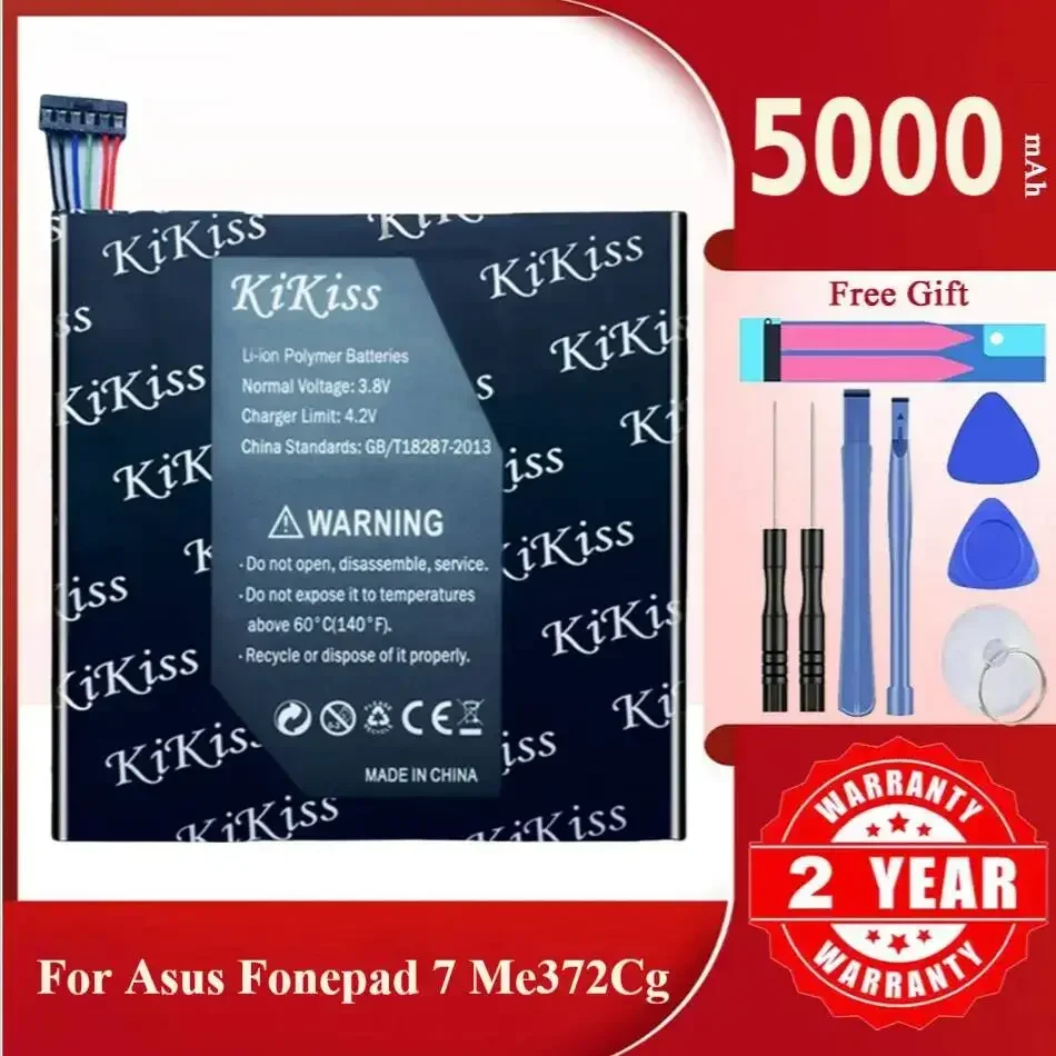 Brand New Tablet Battery For Asus FonePad 7 ME372CG K00E ME372,C11P1310,5000mAh