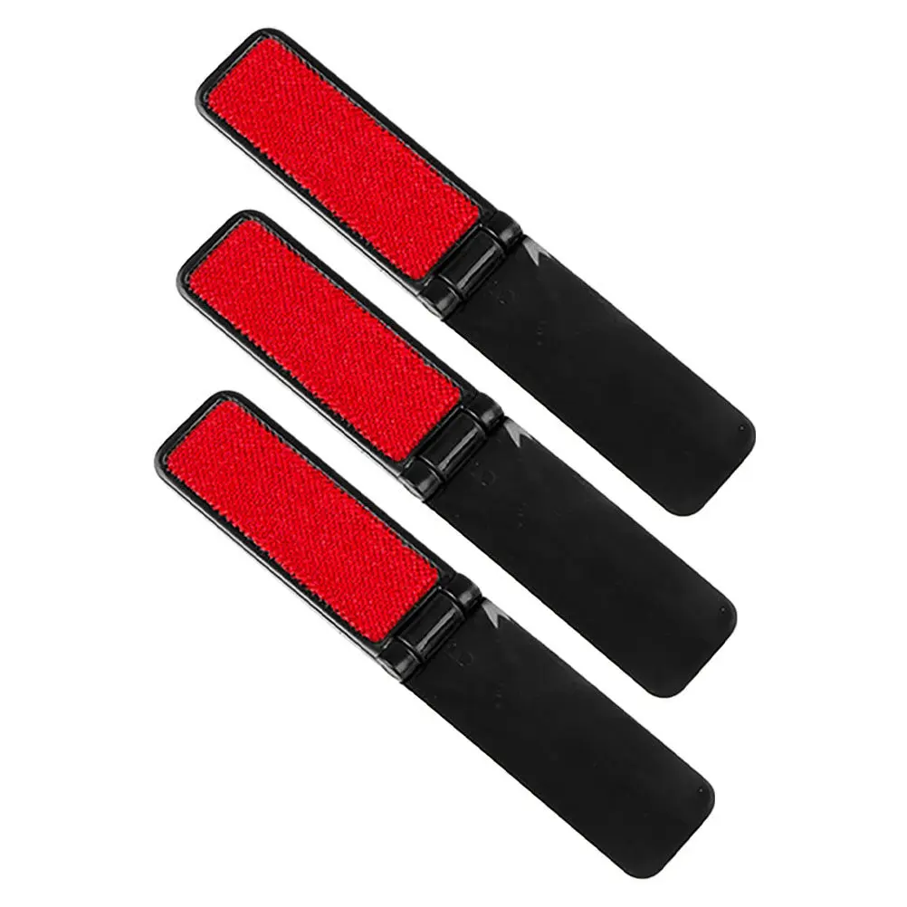 3Pcs Garment Lint Remover Static Electricity Fabric Fluff Brush Washable Multi Use Clothes Sofa Bed Sheets Lint Sweeper Defuzzer