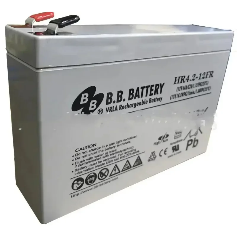 

Battery HR4.2-12FR 12V4.2AH replaces UP-VW1220P1 battery POWB-PL-010