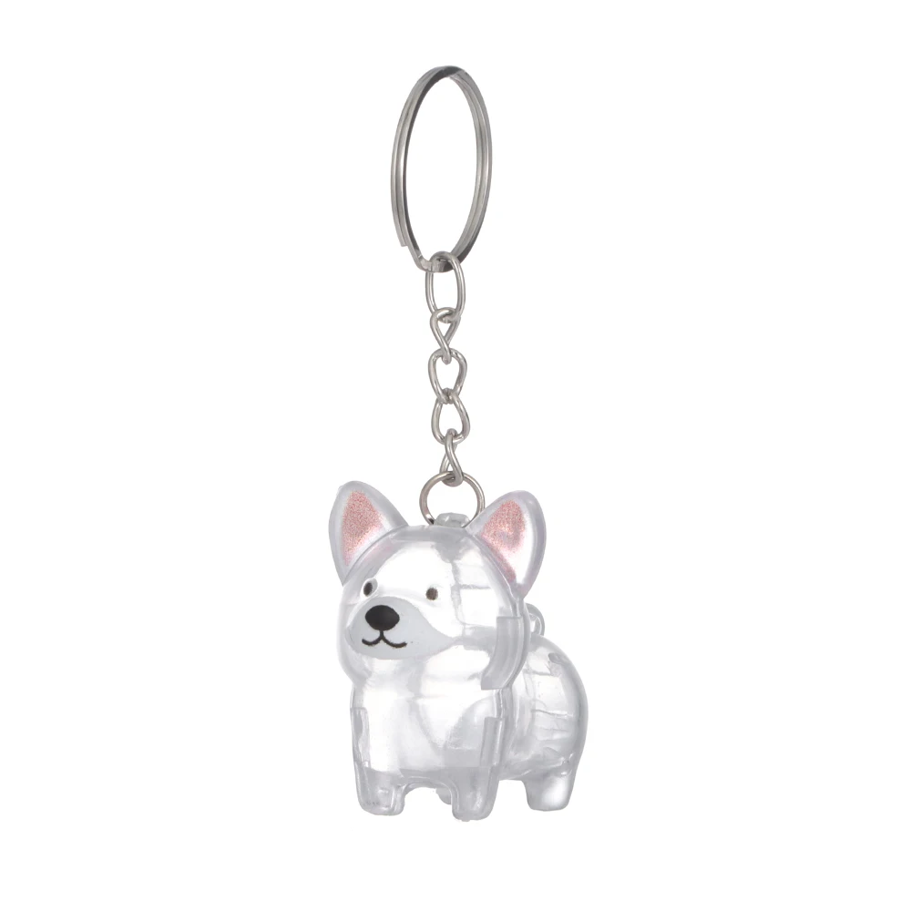 Transparent Dog Fur Storage Pendant Fur Storage Capsule Cute Dog Shape Keychain DIY Accessories Pet Hair Container Pet Souvenir