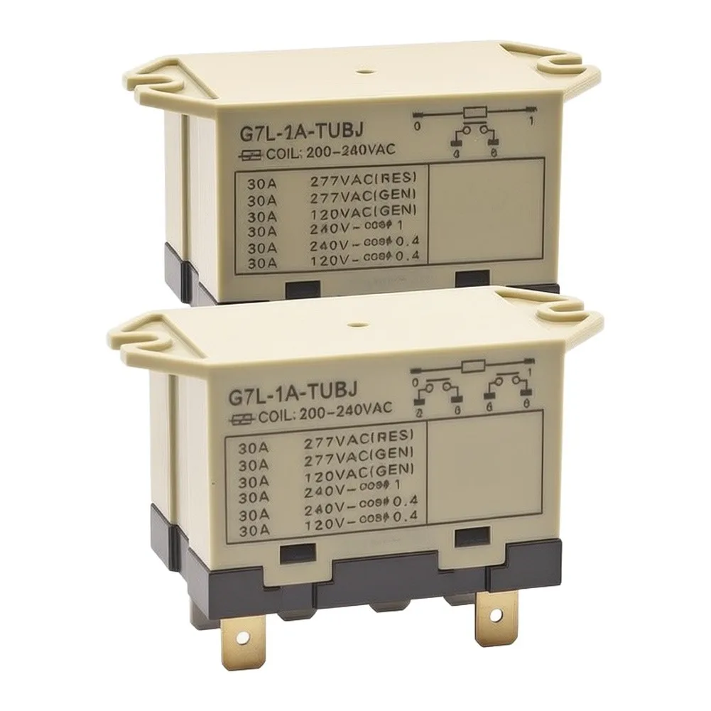 Switching Modules for G7L 2A TUBJ and G7L 2A BUB Replacement Units AC220 240V Coil 25A Switching Current 1NO Configuration