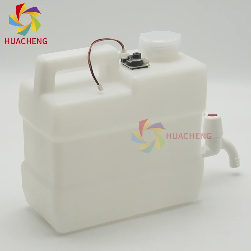 5L Ink Tank Cartridge Ink Bottle with Water Faucet Ink Outlet Valve Alarm Sensor for Large Format Printer Bulk Ink System