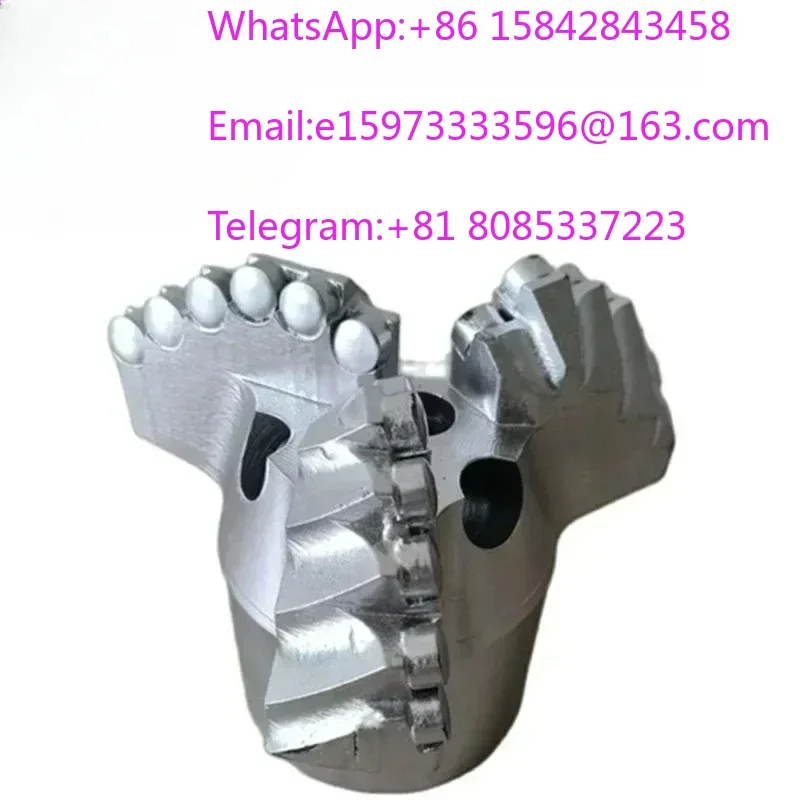 PDC 3-Wing Concave Bit Non-Core Drilling Equipment Rock Drill Tool