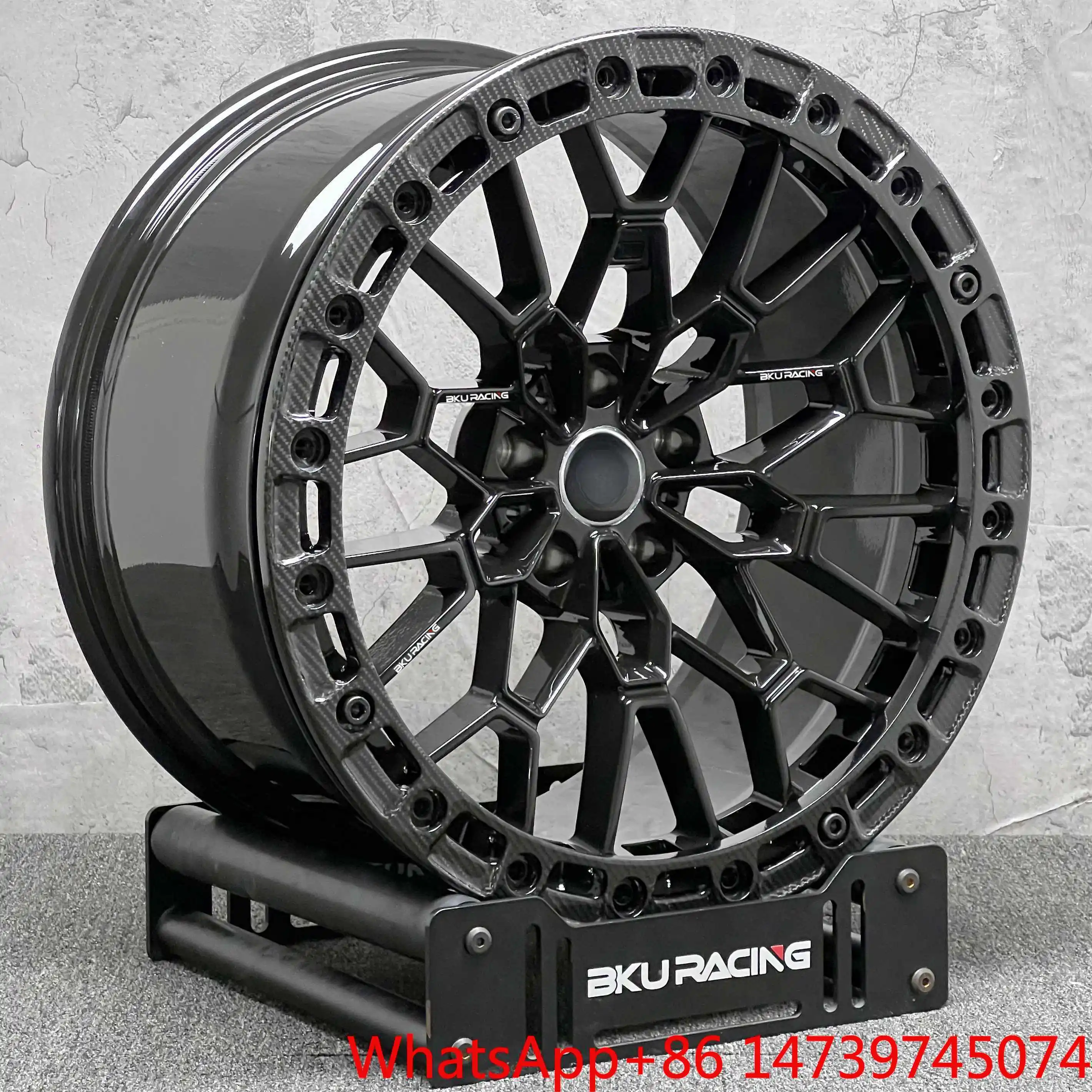 Performance WheelsBku Forged 5X115 Beadlock Wheels For Dodge Challenger SRT Hellcat Rims 17 18 19 Inch Custom Alloy Monoblock Mu