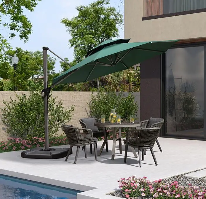 Buiten Zonnescherm Villa Romeinse Paraplu Buiten Parasol Tuin Parasol Parasol Binnenplaats Parasol Buiten Terras Zonnescherm Schuur