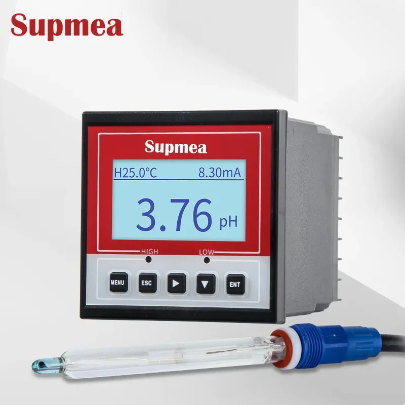 Industry Online Digital pH Sensor Ph Meter Probe Storage Thread Plastic Analog sensor water pH measuring Sensor 4-20ma 0-60