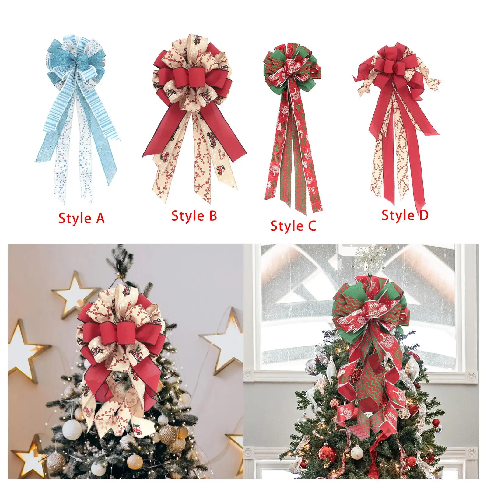 Árvore de Natal Topper Arco Criativo Decorativo Guirlanda de Natal Arco de Natal