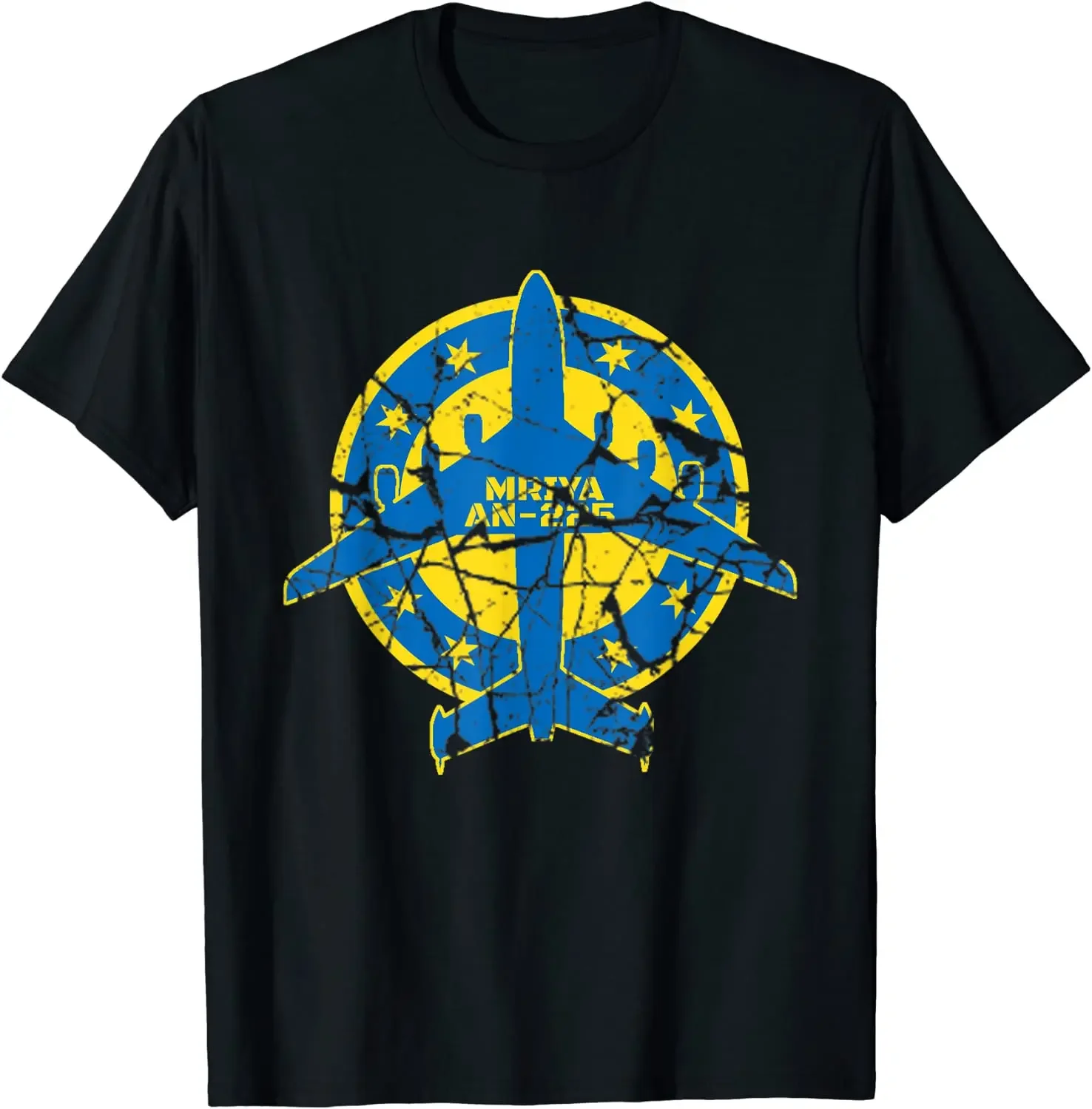 Antonov AN-225 Cargo Jet Plane Aircraft Men T-Shirt Short Sleeve Casual 100% Cotton O-Neck Summer TShirt