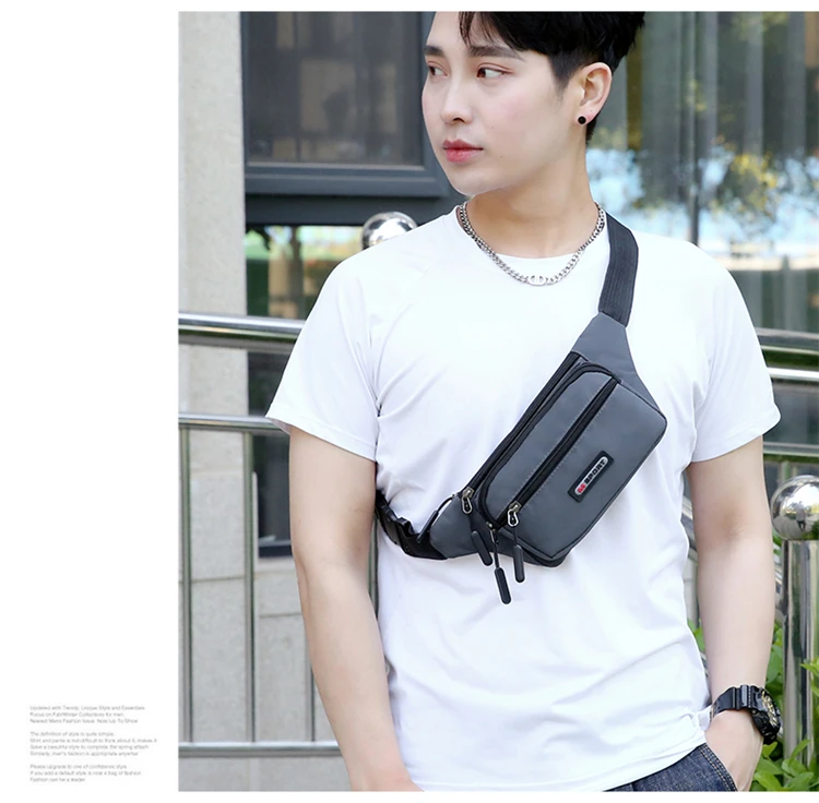 

Waterproof outdoor mobile phone storage waist bag for men, multi-functional large-capacity crossbody bag for women